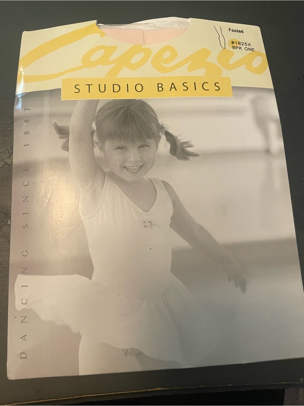 Capezio Footed Children's Tights Size Pink pantyhose dance ballet jazz